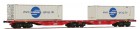 40354 ACME Articulated Container car type Sggrss 80 loaded with Bulk containers Schmidt